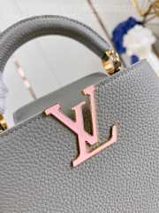 Louis Vuitton M23280 Capucines Mini Bag In Gray 21x14x8cm - 4