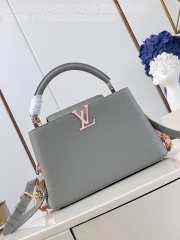 Louis Vuitton M23280 Capucines MM Bag In Gray 31.5x20x11cm - 1