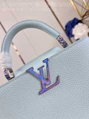 Louis Vuitton M23289 Capucines BB Bag In Blue Glacier 27x18x9cm - 3