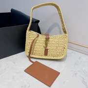 YSL Le 5 À 7 Mini In Raffia In Beige Bag 19×11.5×4.5cm - 2