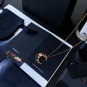 APM Monaco moon gold necklace - 4