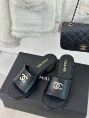 Chanel black slipper 3cm - 1