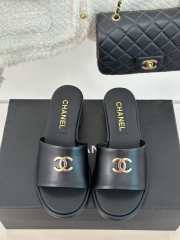 Chanel black slipper 3cm - 4