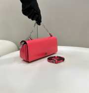 Fendi First Sign Pink Bag 22.5x5x10.5cm - 4