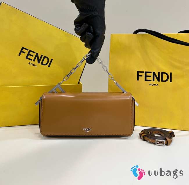 Fendi First Sign Brown Bag 22.5x5x10.5cm - 1