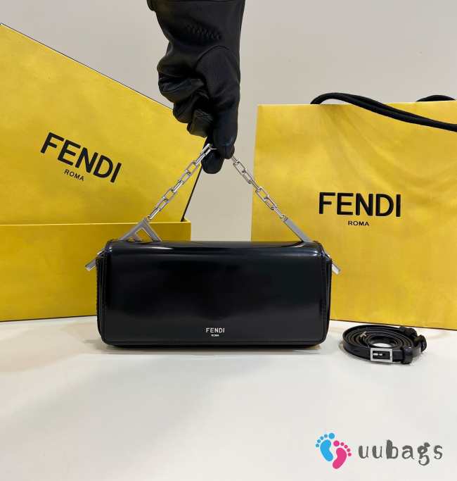 Fendi First Sign Black Bag 22.5x5x10.5cm - 1