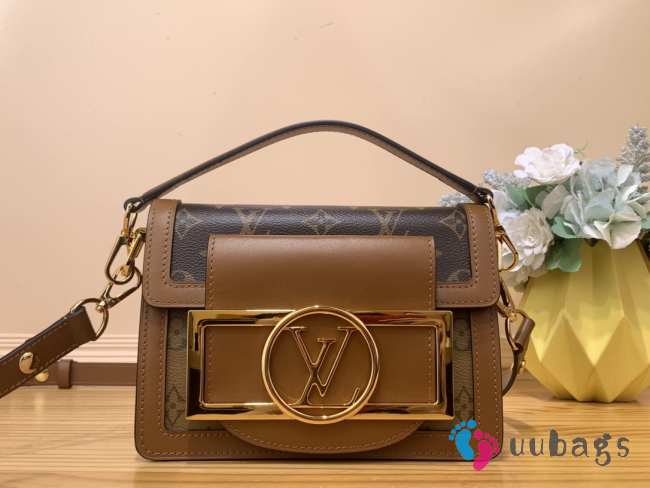 Louis Vuitton M46537 Mini Dauphine Lock XL Handbag 20x15x9cm - 1