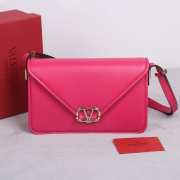 Valentino Garavani Letter Bag In Pink Rose 24x15.5x7cm - 1