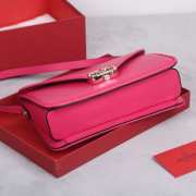 Valentino Garavani Letter Bag In Pink Rose 24x15.5x7cm - 3