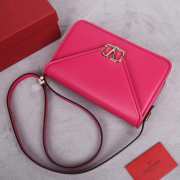 Valentino Garavani Letter Bag In Pink Rose 24x15.5x7cm - 2