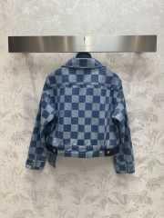 Louis Vuitton 1AFGDH New LV Remix Damier Denim Jacket - 3