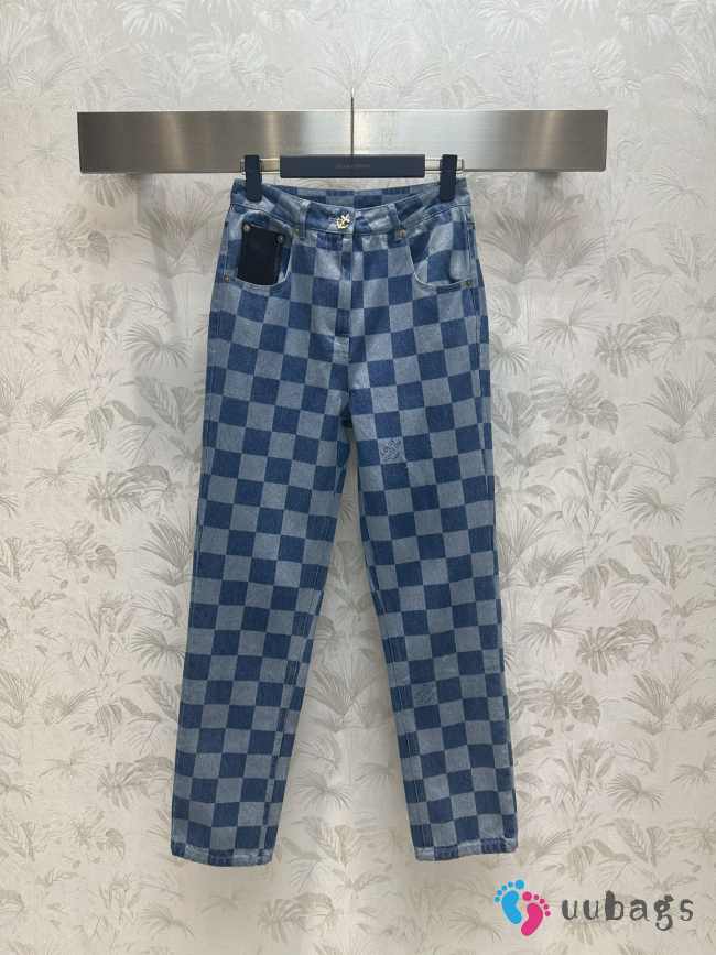 Louis Vuitton 1AFGNQ Damier Denim Jeans - 1