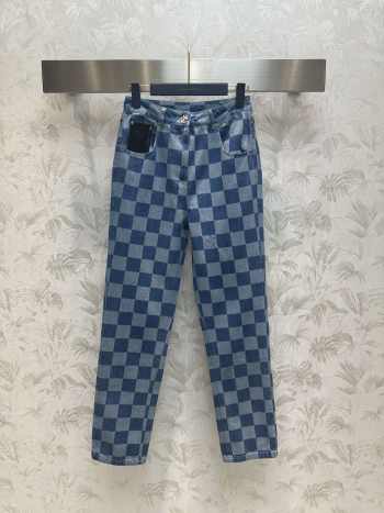 Louis Vuitton 1AFGNQ Damier Denim Jeans