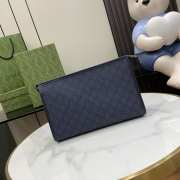 Gucci Ophidia GG Pouch In Blue 18x26x6cm - 6