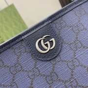 Gucci Ophidia GG Pouch In Blue 18x26x6cm - 2