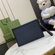 Gucci Ophidia GG Toiletry Case In Blue 30x20x1cm - 3