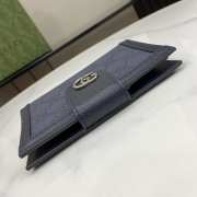 Gucci Passport Holder In Blue 10.5x14.5cm - 6