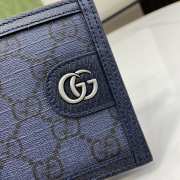 Gucci Ophidia GG Coin Wallet In Blue 12x9.5cm - 3