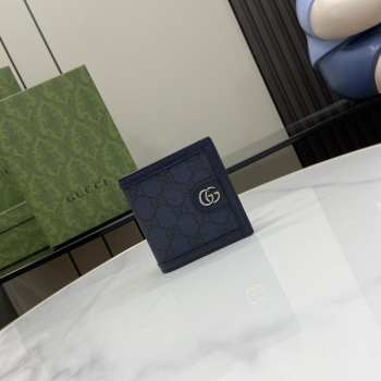 Gucci Ophidia GG Wallet In Blue 10x10cm