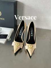 Versace High Heel In Beige 10cm - 3