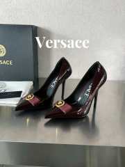 Versace High Heel In Burgundy 10cm - 1