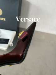 Versace High Heel In Burgundy 10cm - 5