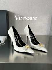 Versace High Heel In White 10cm - 3