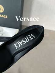 Versace High Heel In Black Velcet 10cm - 5