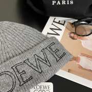 Loewe wool hat in grey - 3