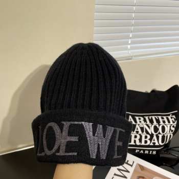 Loewe wool hat in black