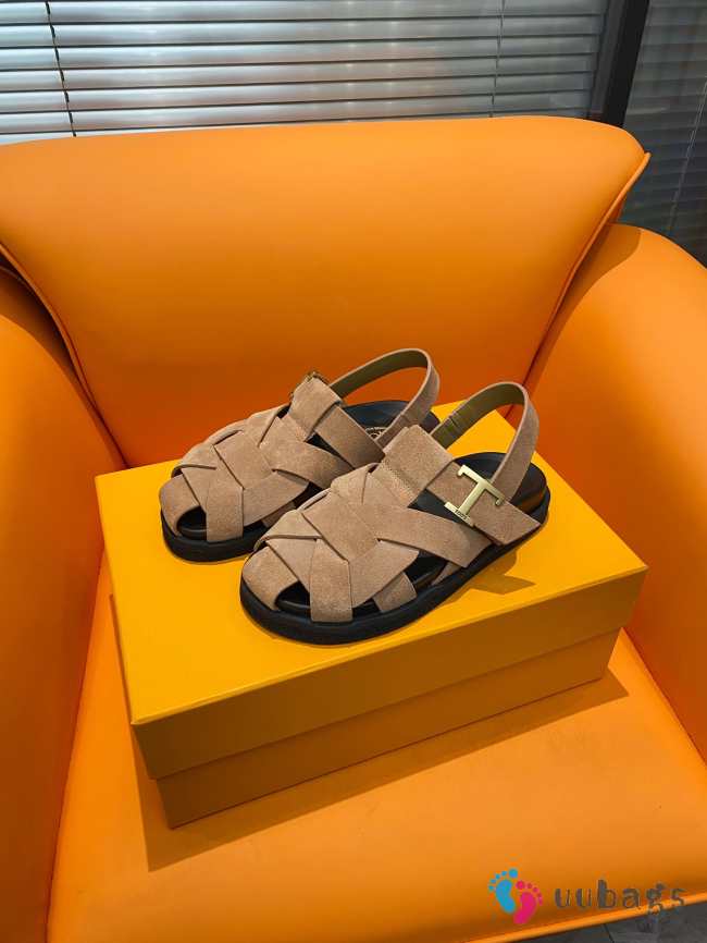 Tod's Sandal In Brown Suede  - 1