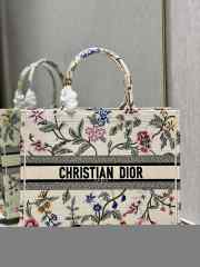 Dior Large Book Tote Bayadere White Bag 42x35x18.5cm - 1