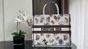 Dior Large Butterfly Zodiac Book Tote White Bag 42x35x18.5cm - 1