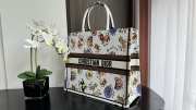 Dior Large Butterfly Zodiac Book Tote White Bag 42x35x18.5cm - 6