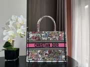 Dior Book Tote White and Pastel Pink Bag 36.5x28x16.5cm - 1