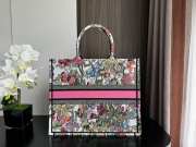 Dior Large Book Tote White and Pastel Pink Bag 42x35x18cm - 4