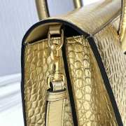 Dior Saint Honore 30 Montaigne Bag In Gold Metallic 30x22.5x16cm - 4