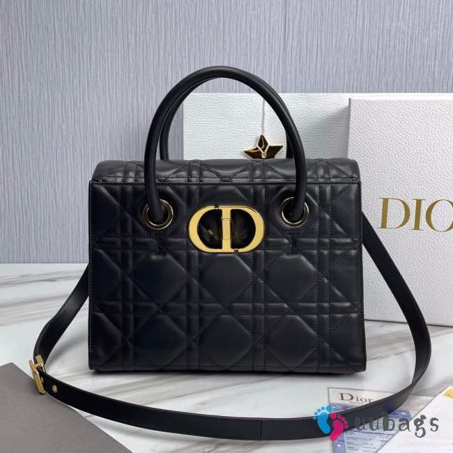 Dior Saint Honoré 30 Montaigne Bag In Black 30x22.5x16cm - 1