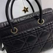 Dior Saint Honoré 30 Montaigne Bag In Black 30x22.5x16cm - 6