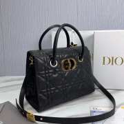 Dior Saint Honoré 30 Montaigne Bag In Black 30x22.5x16cm - 3