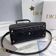 Dior Saint Honoré 30 Montaigne Bag In Black 30x22.5x16cm - 2