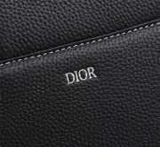 Dior Saddle Bag Black Grained Calfskin 26x19x4.5cm - 4