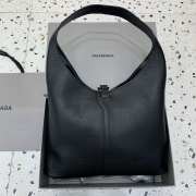 Balenciaga Hobo North-South Locker Bag With Gold Buckle 50x35x10cm - 3