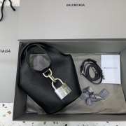 Balenciaga Locker Hobo Small Bag in Black 15x15x15cm - 1