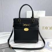 Dior CD Lock Bag In Black 28x30x18cm - 1