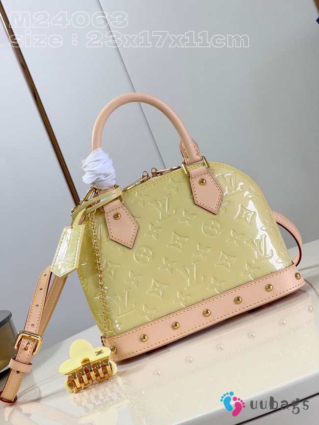 Louis Vuitton M24063 Alma Yellow Bag 23.5x17.5x11.5cm - 1