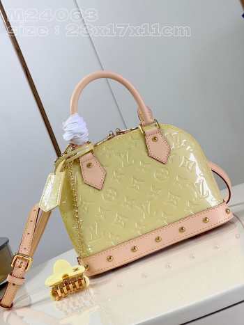 Louis Vuitton M24063 Alma Yellow Bag 23.5x17.5x11.5cm