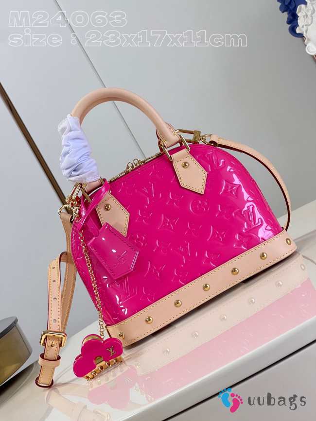 Louis Vuitton M24063 Alma Pink Bag 23.5x17.5x11.5cm - 1