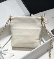 Chanel Resin Charms Chain Bucket Bag White 17x16x7cm - 2