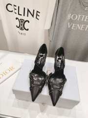 Dior pointed toe high heels black 8.5cm - 6